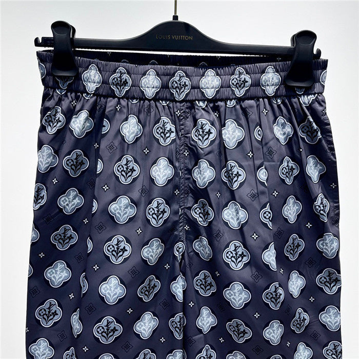 Close-up detail shot of Louis Vuitton cotton t-shirt with label-forward styling