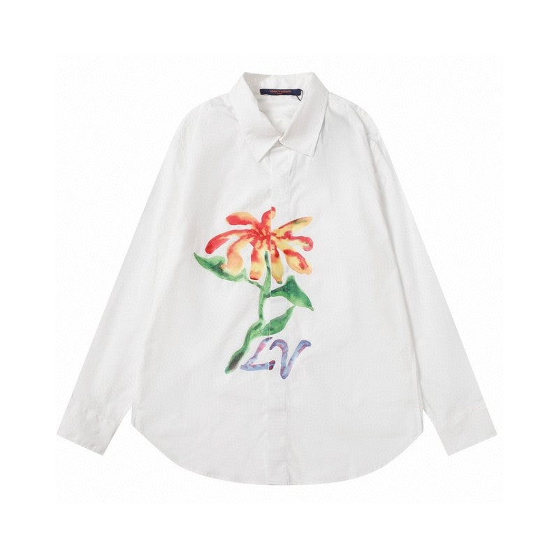 Close-up detail shot of Louis Vuitton luxury clothing with monogram-inspired silhouette
