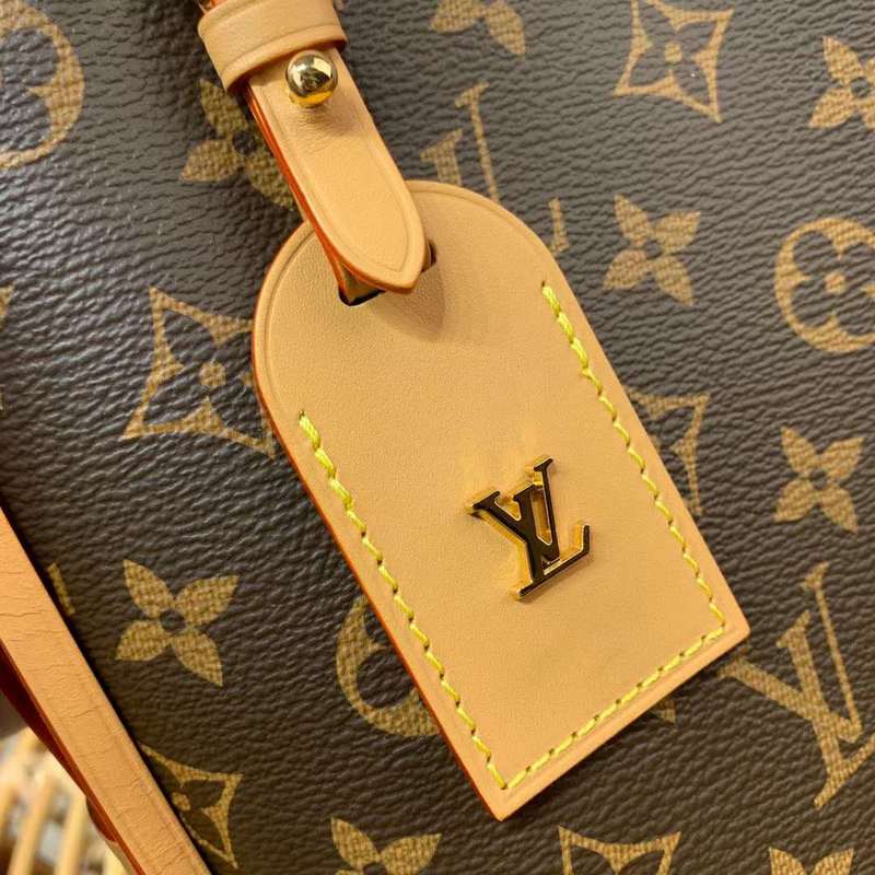 Back view of statement classic women's handbag – women's luxury accessory