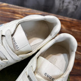 Gucci tonal black luxury sneakers view 4 bold athletic profile