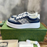 Gucci fresh white-and-black luxury sneakers view 9 sleek tonal finish