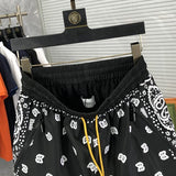 Back view of Rhude luxury clothing with label-forward styling
