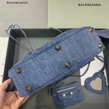 Structured Premium PU Leather Handbag - Chic Everyday Appeal | Women's Fashion Handbag #359 - hardware and detail close-up (image 5) of designer-inspired handbag