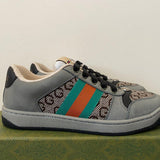 Gucci muted earth tones luxury sneakers view 11 heritage-inspired look