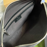 Side profile of structured classic women's handbag – women's designer-style accessory