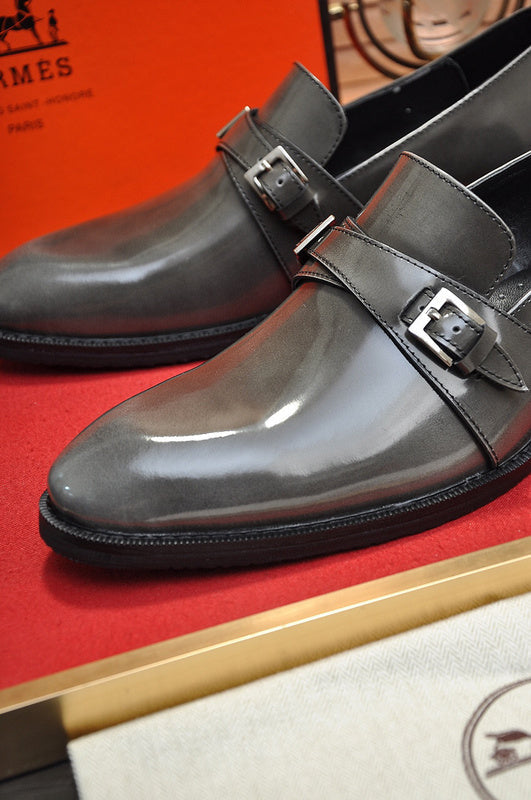 Hermès Red Chunky Platform Sneakers - Lifestyle Styling Shot