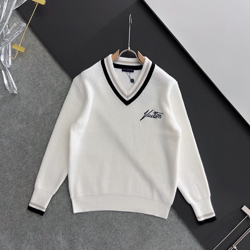 Back view of Louis Vuitton luxury clothing with streetwear-inspired cut