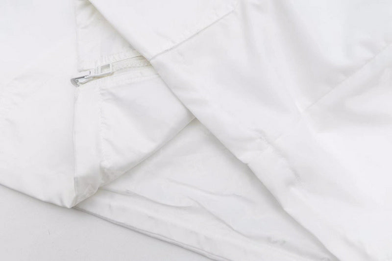 Close-up detail shot of Louis Vuitton luxury clothing with contemporary cut
