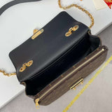 Top view of premium structured women's handbag – women's luxury handbag