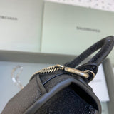Sleek Premium PU Leather Handbag - Signature Hardware Accents | Women's Everyday Carry Handbag #483 - styled full view (image 7) of designer-inspired handbag