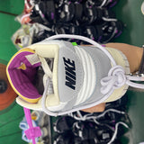 Nike bold contrast luxury sneakers view 5 signature lace-up style