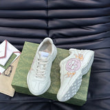 Gucci crisp white luxury sneakers view 7 cushioned comfort fit
