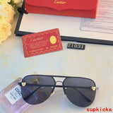 Angled view of Cartier unisex sunglasses