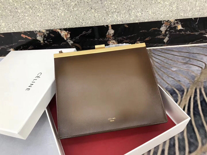 Front view of premium classic women's handbag – women's premium purse