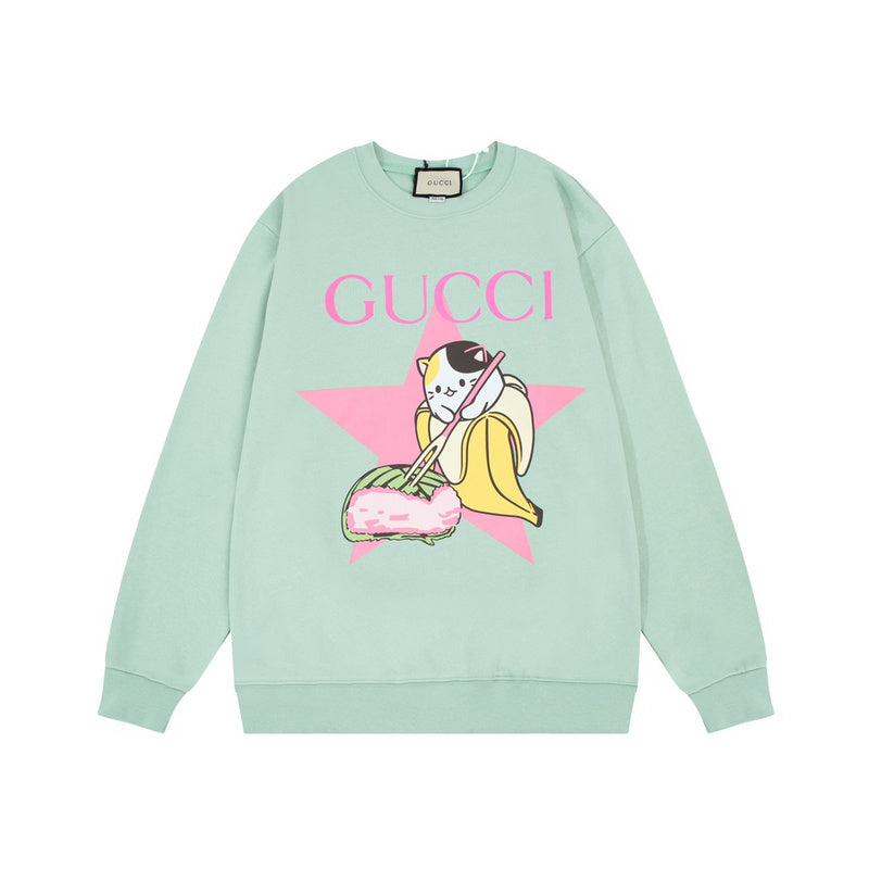 Back view of Gucci luxury clothing with contemporary cut