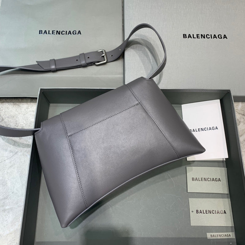 Polished Faux Leather Handbag - Polished Finish | Women's Luxury Handbag #525 - side angle view (image 2) of designer-inspired handbag