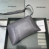 Polished Faux Leather Handbag - Polished Finish | Women's Luxury Handbag #525 - side angle view (image 2) of designer-inspired handbag