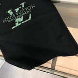 Back view of Louis Vuitton cotton t-shirt with streetwear-inspired cut