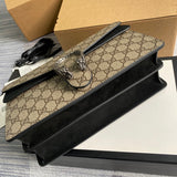 Top view of premium statement women's handbag – women's statement bag