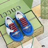 Gucci sneakers detailed view showing premium designer craftsmanship
