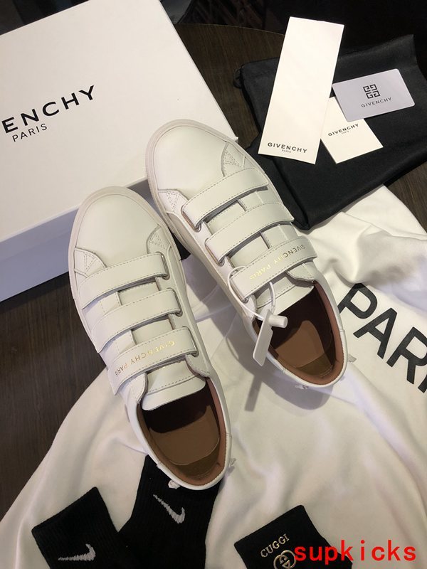 Givenchy Tan Classic Ballet Flats - Side Profile View
