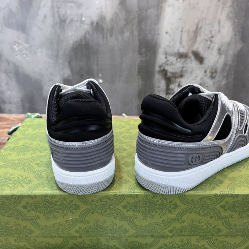 Gucci sneakers detailed view showing premium designer craftsmanship
