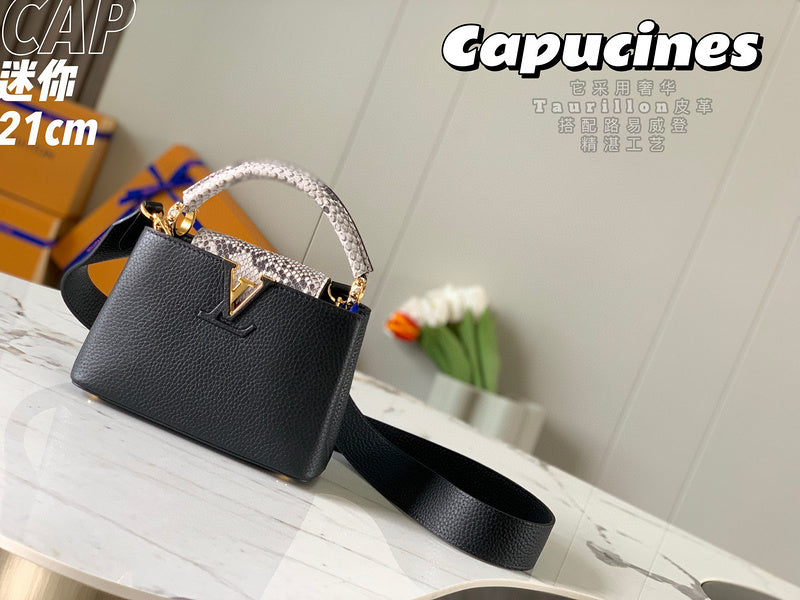 Side profile of statement structured women's handbag – women's statement bag
