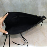 Refined Faux Leather Handbag - Understated Luxury Look | Women's Statement Accessory #197 - hardware and detail close-up (image 5) of designer-inspired handbag