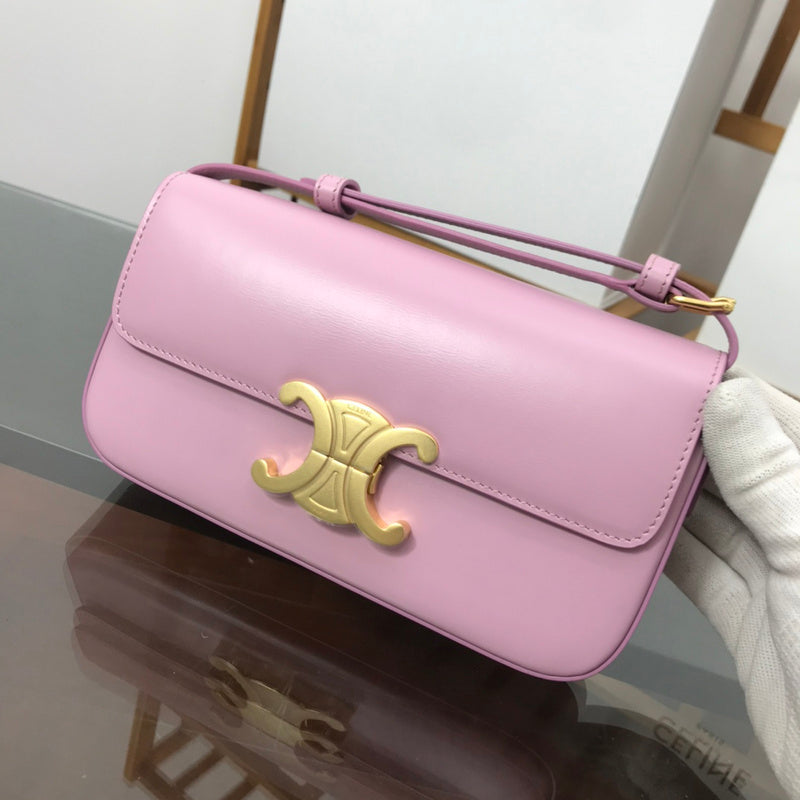 Front view of structured statement women's handbag – women's everyday handbag