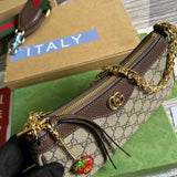 Close-up detail of understated bag design
