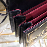 Structured Vegan Leather Handbag - Understated Luxury Look | Women's Fashion Handbag #1790 - back view (image 4) of designer-inspired handbag