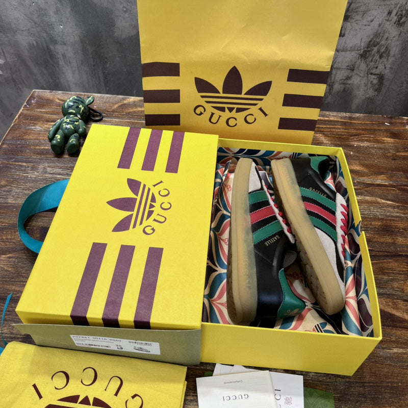 Gucci bold contrast luxury sneakers view 9 streetwear statement look