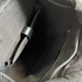 Close-up detail of statement chic women's handbag – women's designer-style accessory
