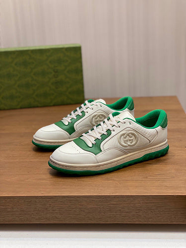 Gucci stone beige luxury sneakers view 11 classic court silhouette