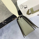 Back view of refined elevated women's handbag – women's luxury handbag