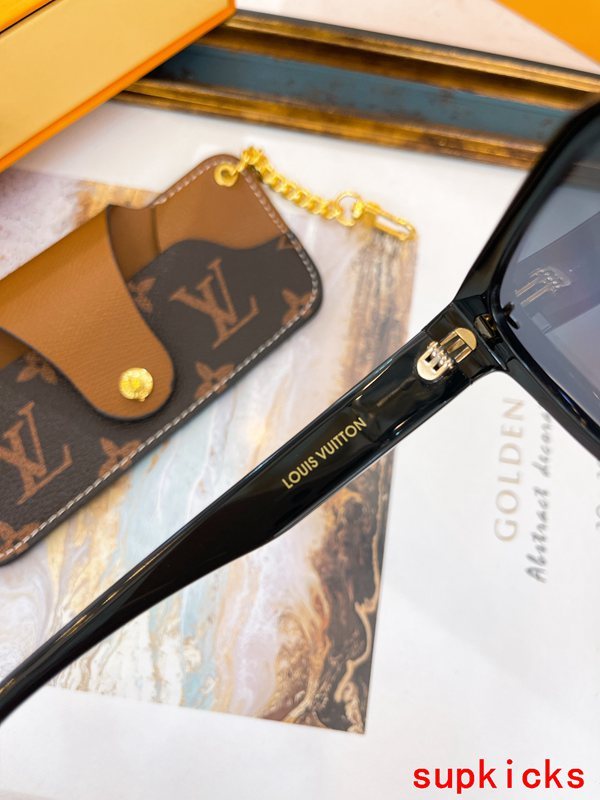 Front view of Louis Vuitton unisex sunglasses