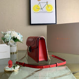 Classic Vegan Leather Handbag - Statement Silhouette | Women's Statement Accessory #1681 - texture close-up (image 9) of designer-inspired handbag