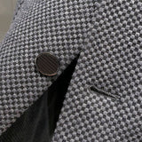 Side profile of Louis Vuitton luxury clothing with relaxed-fit cut