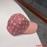 Close-up detail view of Louis Vuitton unisex cap