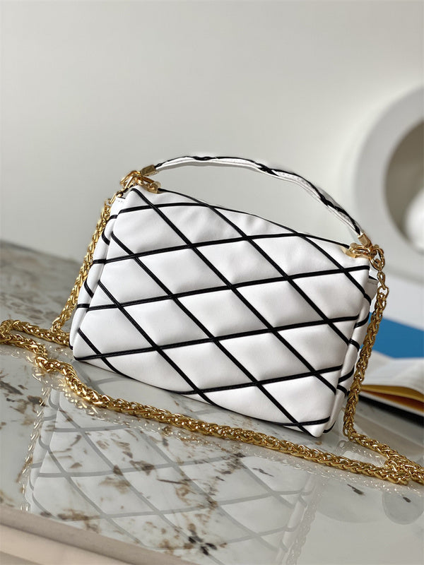  Curated handbag carried on shoulder 16
