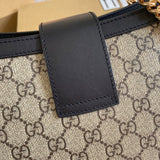 Handle and strap detail of refined elevated women's handbag – women's statement bag