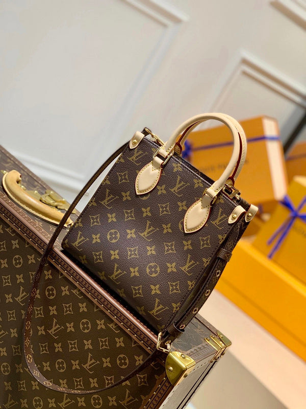 Side profile of modern elevated women's handbag – women's premium purse
