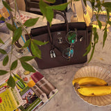 Tailored handbag styled for everyday wear