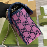 Interior view of statement polished women's handbag – women's statement bag