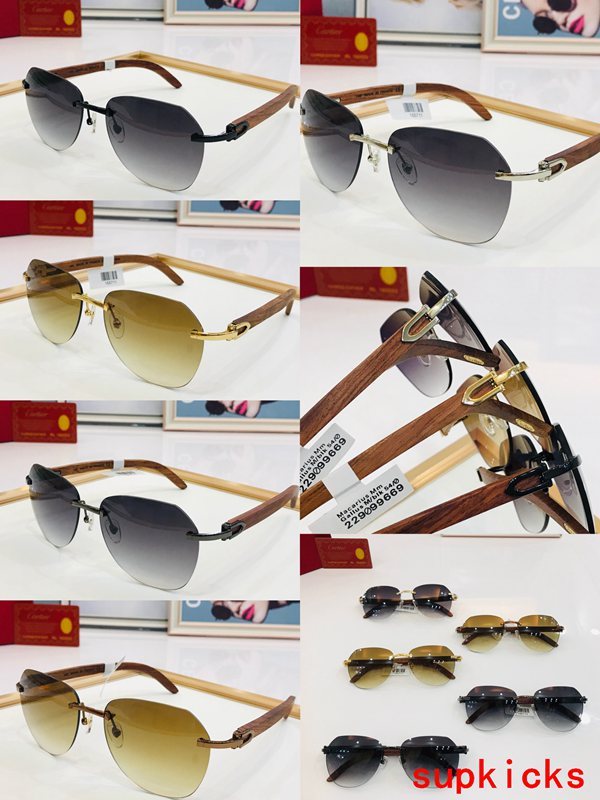Lifestyle view of Cartier unisex sunglasses