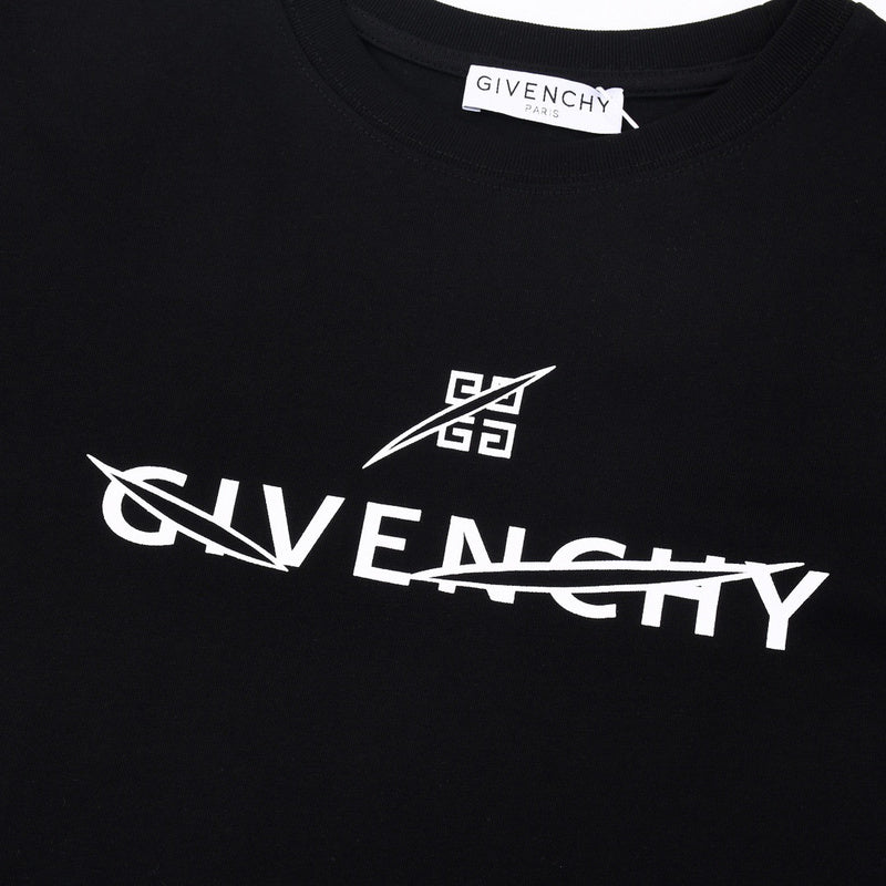 Full styled look of Givenchy luxury clothing with monogram-inspired silhouette