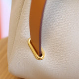  polished crossbody bag detail view showing craftsmanship 44