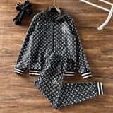Back view of Louis Vuitton luxury clothing with everyday silhouette