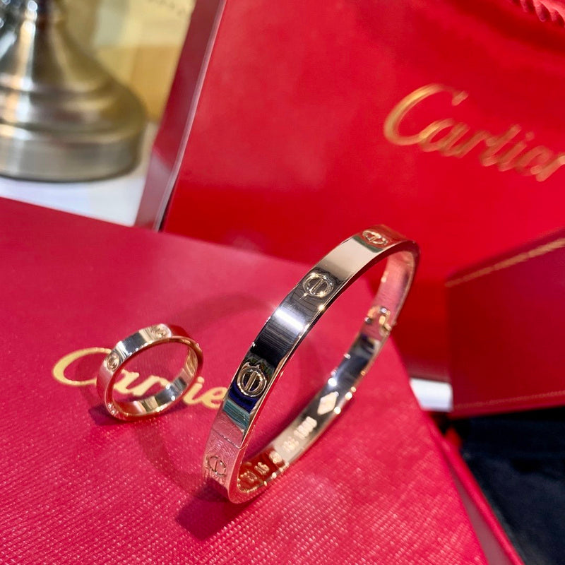Side view of Cartier unisex jewelry piece
