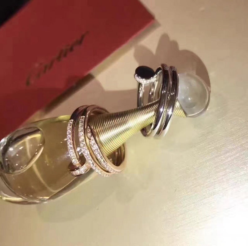 Side view of Cartier unisex jewelry piece